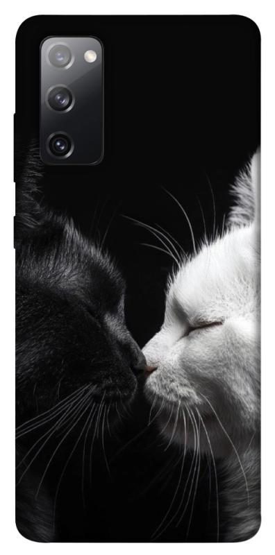 Чехол itsPrint Black and white cats для Samsung Galaxy S20 FE, животные, купить оптом с доставкой