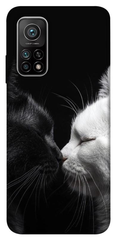 Чехол itsPrint Black and white cats для Xiaomi Mi 10T, животные, купить оптом с доставкой