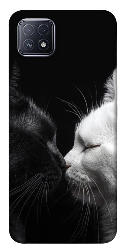 Чехол itsPrint Black and white cats для Oppo A73, животные, купить оптом с доставкой