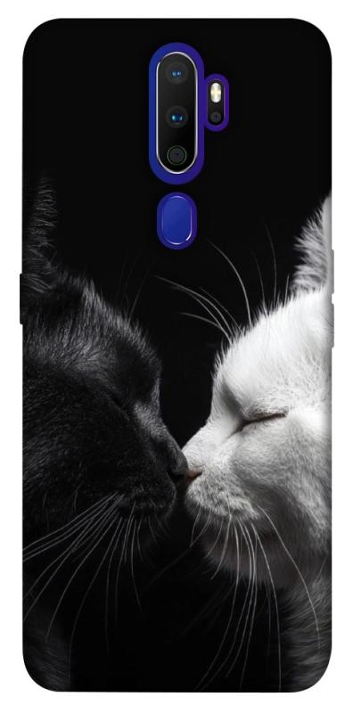 Чехол itsPrint Black and white cats для Oppo A5 (2020) / Oppo A9 (2020), животные, купить оптом с доставкой