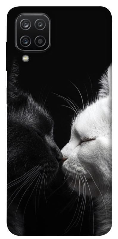 Чехол itsPrint Black and white cats для Samsung Galaxy A12, животные, купить оптом с доставкой