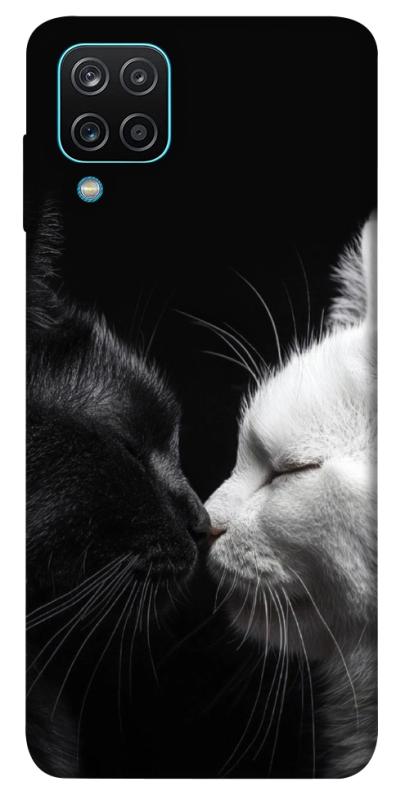 Чехол itsPrint Black and white cats для Samsung Galaxy A12, животные, купить оптом с доставкой