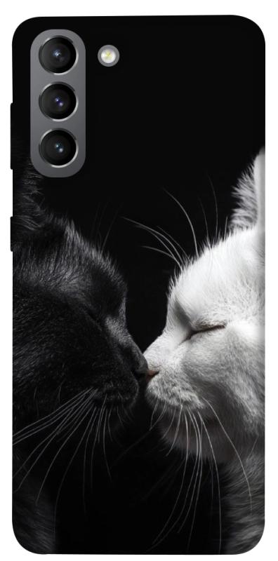 Чехол itsPrint Black and white cats для Samsung Galaxy S21, животные, купить оптом с доставкой