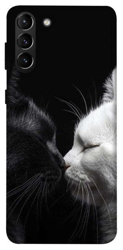 Чехол itsPrint Black and white cats для Samsung Galaxy S21+, животные, купить оптом с доставкой