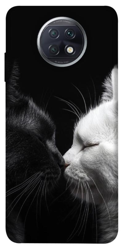 Чехол itsPrint Black and white cats для Xiaomi Redmi Note 9 5G / Note 9T, животные, купить оптом с доставкой