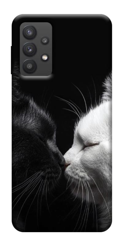 Чехол itsPrint Black and white cats для Samsung Galaxy A32 (A326B) 5G, животные, купить оптом с доставкой