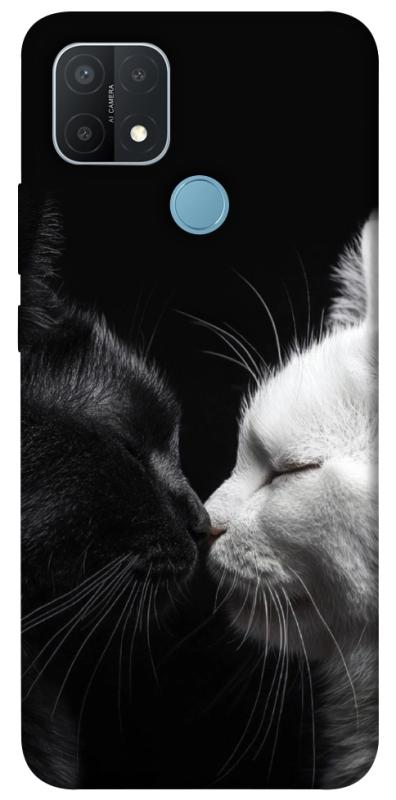 Чехол itsPrint Black and white cats для Oppo A15s / A15, животные, купить оптом с доставкой
