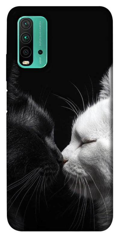 Чехол itsPrint Black and white cats для Xiaomi Redmi Note 9 4G / Redmi 9 Power / Redmi 9T, животные, купить оптом с доставкой
