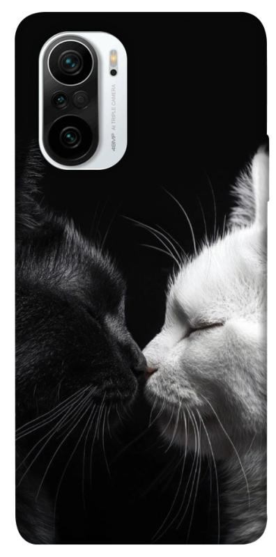 Чехол itsPrint Black and white cats для Xiaomi Redmi K40 / K40 Pro / K40 Pro+ / Poco F3, животные, купить оптом с доставкой