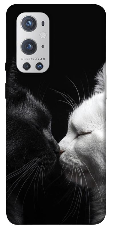 Чехол itsPrint Black and white cats для OnePlus 9 Pro, животные, купить оптом с доставкой