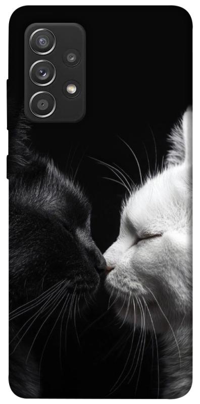 Чехол itsPrint Black and white cats для Samsung Galaxy A52 4G / A52 5G, животные, купить оптом с доставкой