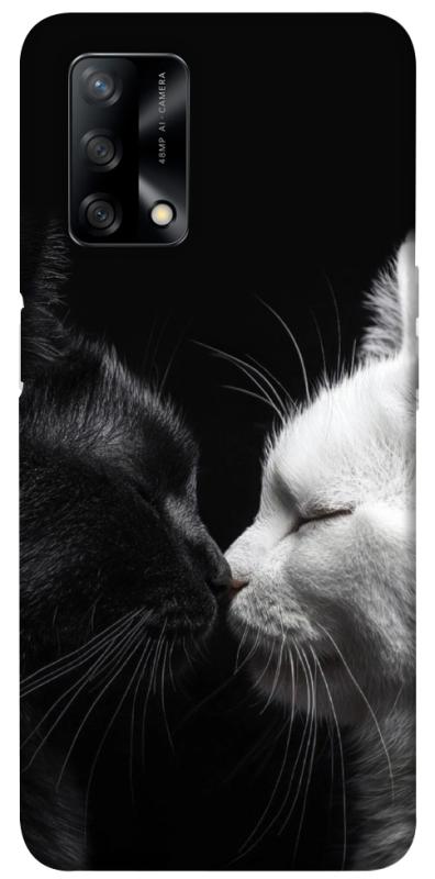 Чехол itsPrint Black and white cats для Oppo A74 4G, животные, купить оптом с доставкой