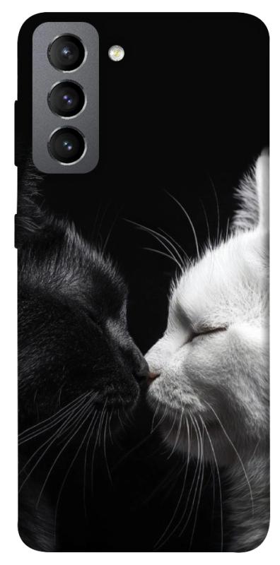 Чехол itsPrint Black and white cats для Samsung Galaxy S21 FE, животные, купить оптом с доставкой
