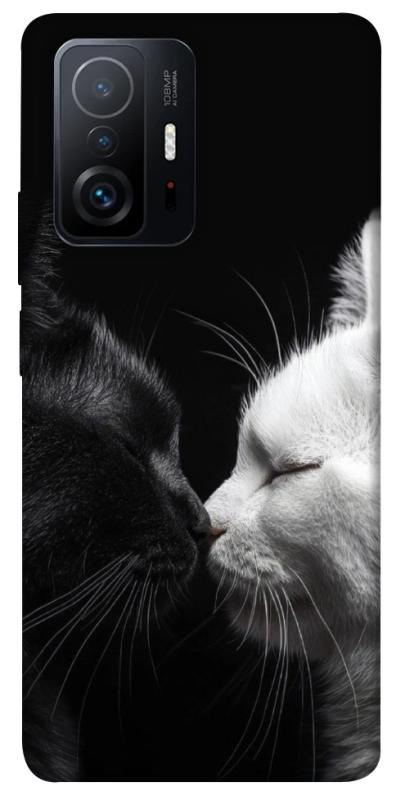 Чехол itsPrint Black and white cats для Xiaomi 11T / 11T Pro, животные, купить оптом с доставкой