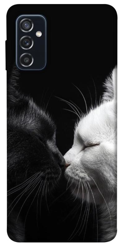 Чехол itsPrint Black and white cats для Samsung Galaxy M52, животные, купить оптом с доставкой