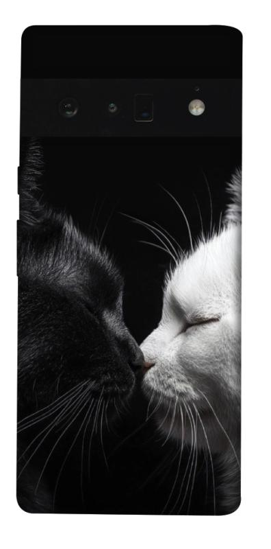 Чехол itsPrint Black and white cats для Google Pixel 6 Pro, животные, купить оптом с доставкой