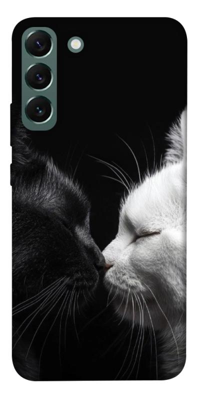 Чехол itsPrint Black and white cats для Samsung Galaxy S22+, животные, купить оптом с доставкой