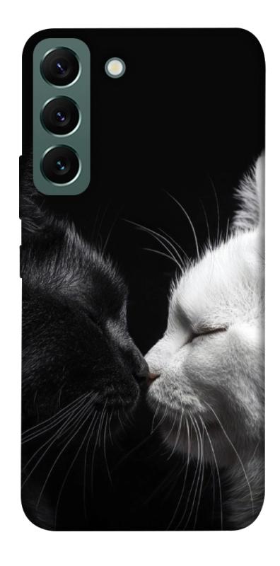 Чехол itsPrint Black and white cats для Samsung Galaxy S22, животные, купить оптом с доставкой