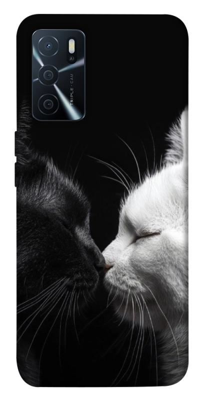 Чехол itsPrint Black and white cats для Oppo A16s / A16, животные, купить оптом с доставкой