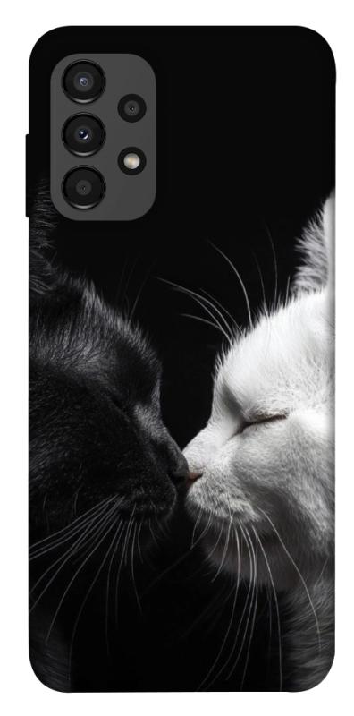 Чехол itsPrint Black and white cats для Samsung Galaxy A13 4G, животные, купить оптом с доставкой