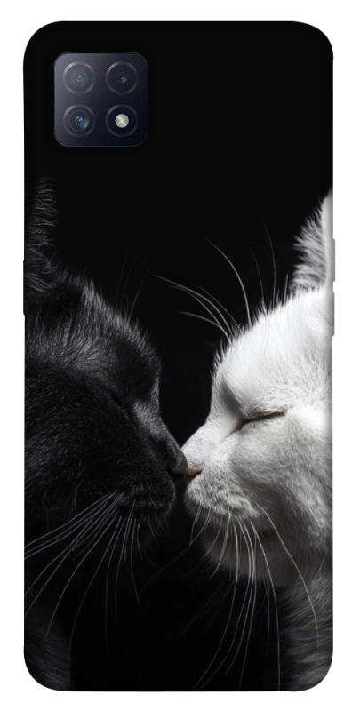 Чехол itsPrint Black and white cats для Oppo A72 5G / A73 5G, животные, купить оптом с доставкой