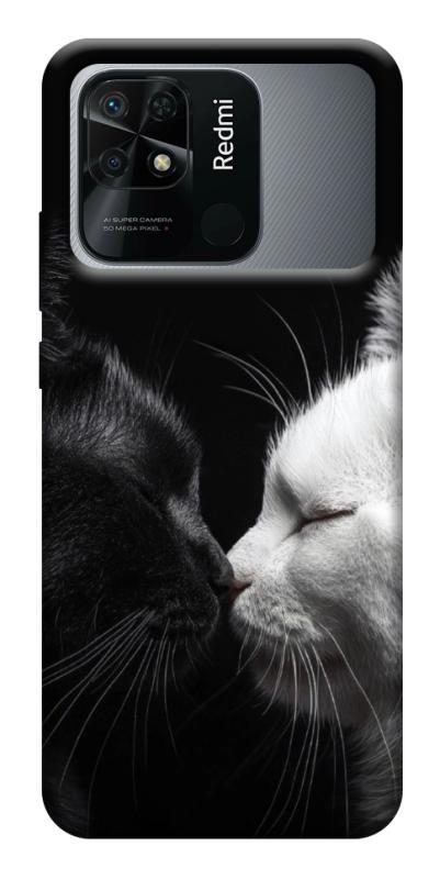 Чехол itsPrint Black and white cats для Xiaomi Redmi 10C, животные, купить оптом с доставкой