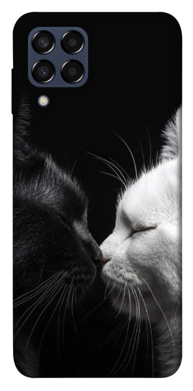 Чехол itsPrint Black and white cats для Samsung Galaxy M33 5G, животные, купить оптом с доставкой
