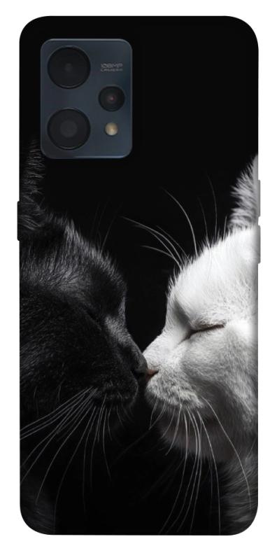 Чехол itsPrint Black and white cats для Realme 9 4G / 9 Pro+, животные, купить оптом с доставкой