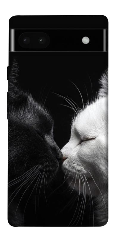 Чехол itsPrint Black and white cats для Google Pixel 6a, животные, купить оптом с доставкой