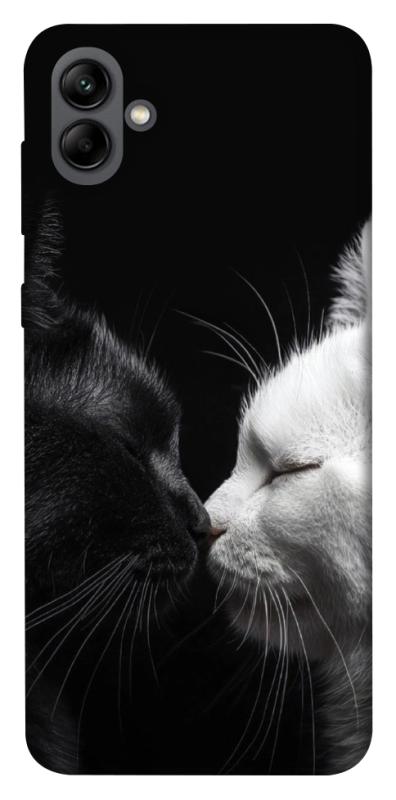Чехол itsPrint Black and white cats для Samsung Galaxy A04, животные, купить оптом с доставкой