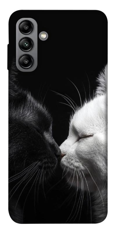 Чехол itsPrint Black and white cats для Samsung Galaxy A04s, животные, купить оптом с доставкой