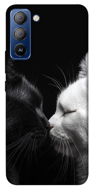 Чехол itsPrint Black and white cats для TECNO Pop 5 LTE, животные, купить оптом с доставкой