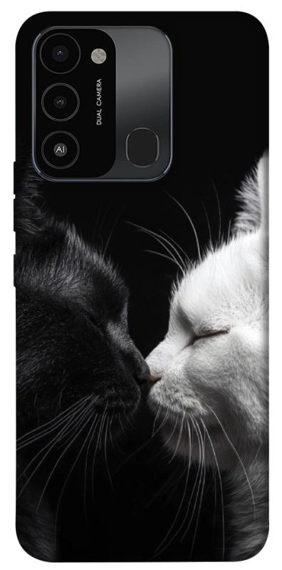 Чехол itsPrint Black and white cats для Tecno Spark Go 2022 (KG5m), животные, купить оптом с доставкой