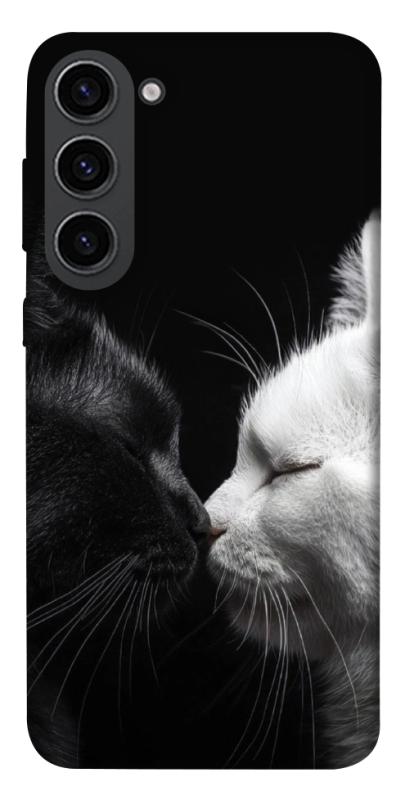 Чехол itsPrint Black and white cats для Samsung Galaxy S23, животные, купить оптом с доставкой