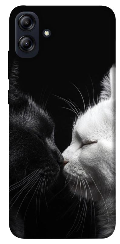 Чехол itsPrint Black and white cats для Samsung Galaxy A04e, животные, купить оптом с доставкой