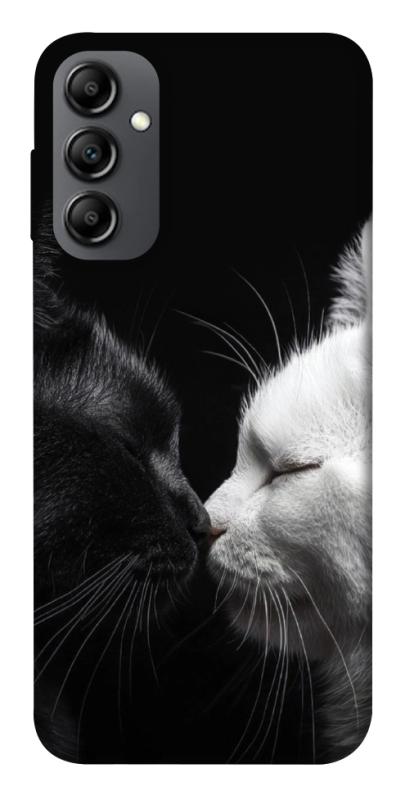 Чехол itsPrint Black and white cats для Samsung Galaxy A14 4G/5G, животные, купить оптом с доставкой