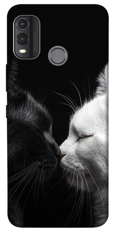 Чехол itsPrint Black and white cats для Nokia G11 Plus, животные, купить оптом с доставкой