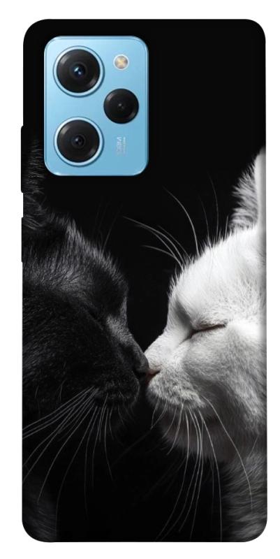 Чехол itsPrint Black and white cats для Xiaomi Poco X5 Pro 5G, животные, купить оптом с доставкой