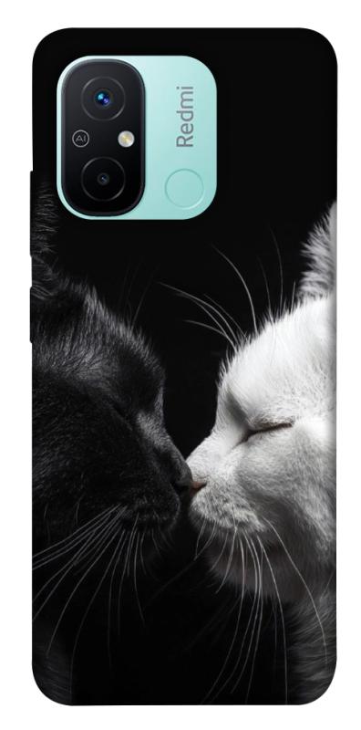 Чехол itsPrint Black and white cats для Xiaomi Redmi 12C, животные, купить оптом с доставкой