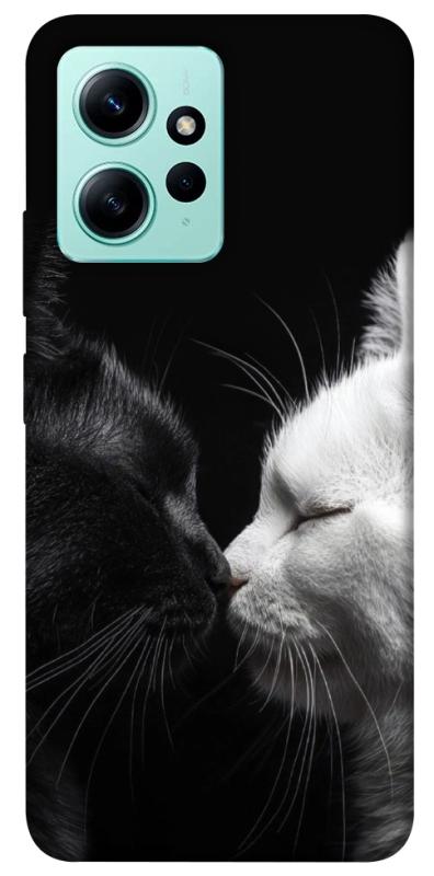 Чехол itsPrint Black and white cats для Xiaomi Redmi Note 12 4G, животные, купить оптом с доставкой