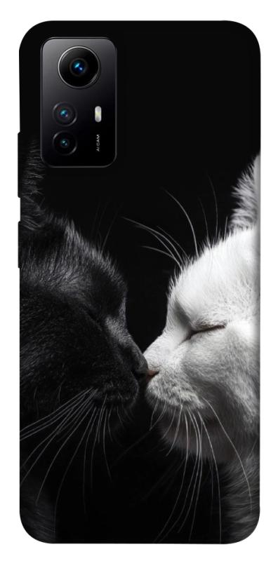 Чехол itsPrint Black and white cats для Xiaomi Redmi Note 12S, животные, купить оптом с доставкой