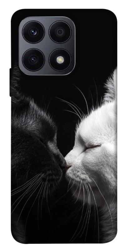 Чехол itsPrint Black and white cats для Huawei Honor X8a, животные, купить оптом с доставкой