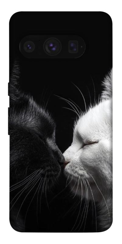 Чехол itsPrint Black and white cats для Google Pixel 8 Pro, животные, купить оптом с доставкой
