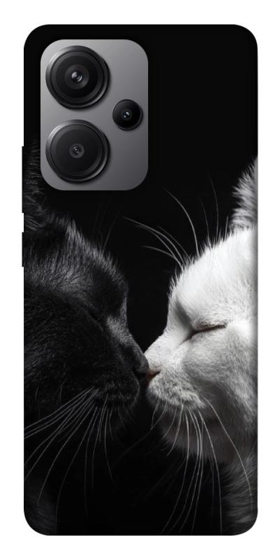 Чехол itsPrint Black and white cats для Xiaomi Redmi Note 13 Pro+, животные, купить оптом с доставкой