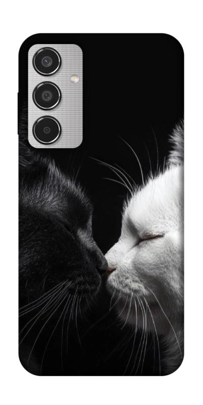 Чехол itsPrint Black and white cats для Samsung Galaxy M35 5G, животные, купить оптом с доставкой