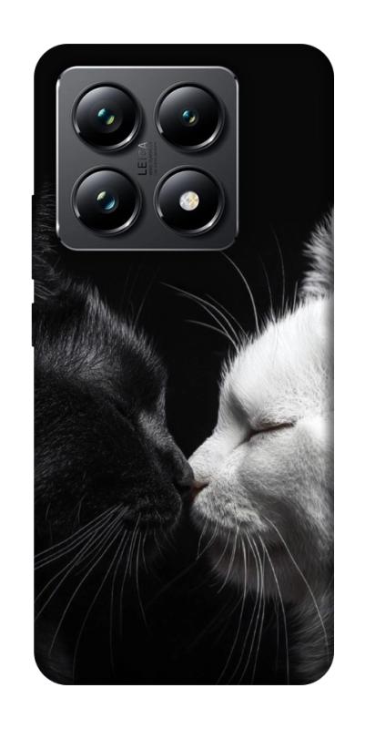 Чехол itsPrint Black and white cats для Xiaomi 14T Pro, животные, купить оптом с доставкой