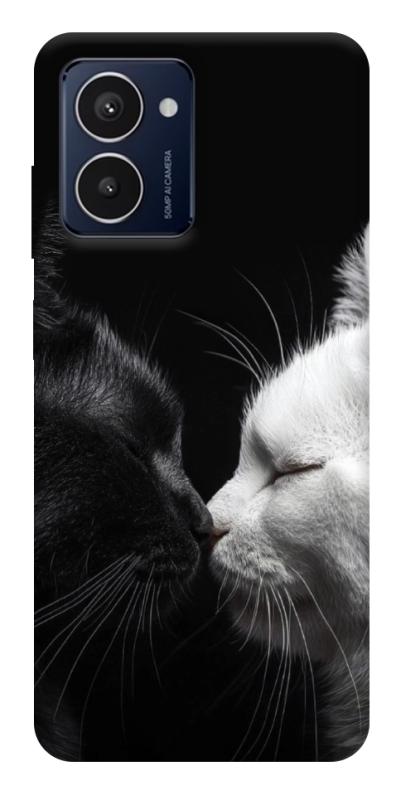 Чехол itsPrint Black and white cats для HMD Pulse Pro, животные, купить оптом с доставкой
