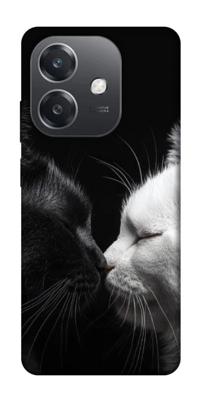 Чехол itsPrint Black and white cats для Oppo A3 4G, животные, купить оптом с доставкой
