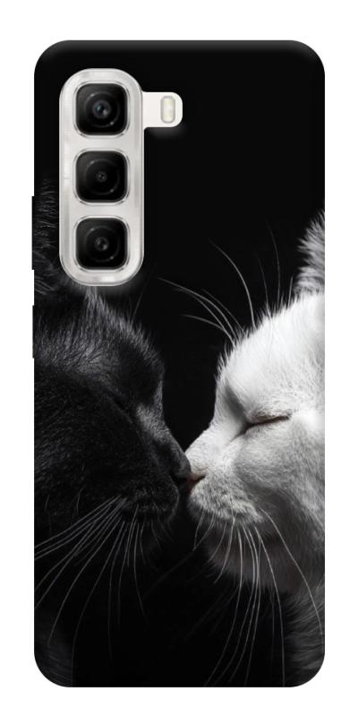 Чехол itsPrint Black and white cats для Infinix Hot 50 4G, животные, купить оптом с доставкой