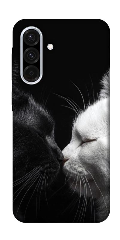 Чехол itsPrint Black and white cats для Samsung Galaxy A36 5G, животные, купить оптом с доставкой